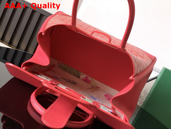 Goyard Saigon Tote Bag in Fuchsia Goyardine Canvas and Chevroches Calfskin Limited Edition for 2025 Replica