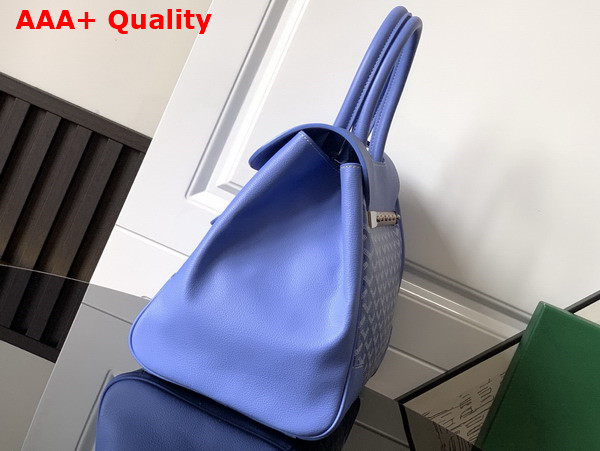 Goyard Saigon Tote Bag in Iris Goyardine Canvas and Chevroches Calfskin Limited Edition for 2025 Replica