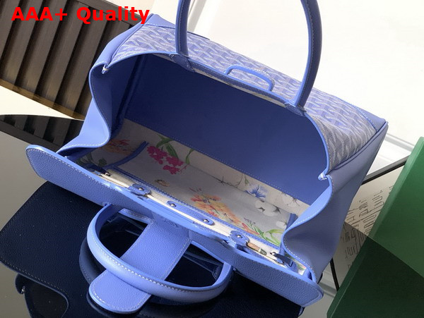 Goyard Saigon Tote Bag in Iris Goyardine Canvas and Chevroches Calfskin Limited Edition for 2025 Replica