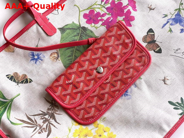 Goyard Saint Louis GM Bag in Fuchsia Goyardine Canvas and Chevroches Calfskin 2025 Limited Edition Replica
