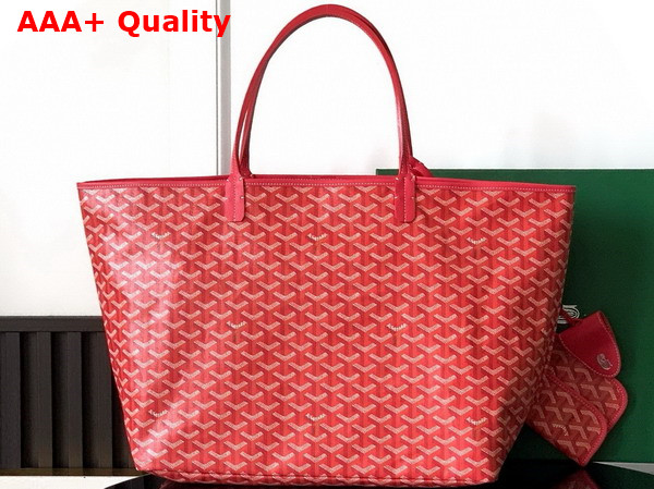 Goyard Saint Louis GM Bag in Fuchsia Goyardine Canvas and Chevroches Calfskin 2025 Limited Edition Replica