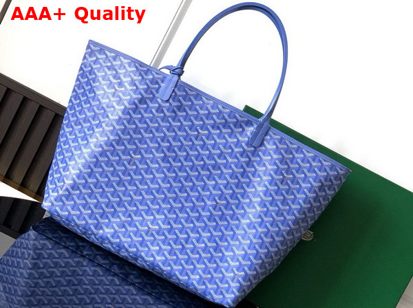 Goyard Saint Louis GM Bag in Iris Goyardine Canvas and Chevroches Calfskin 2025 Limited Edition Replica