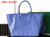 Goyard Saint Louis GM Bag in Iris Goyardine Canvas and Chevroches Calfskin 2025 Limited Edition Replica