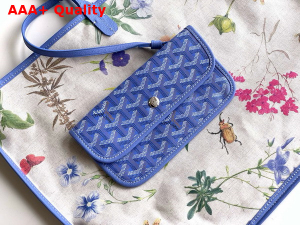 Goyard Saint Louis GM Bag in Iris Goyardine Canvas and Chevroches Calfskin 2025 Limited Edition Replica