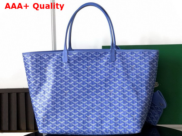 Goyard Saint Louis GM Bag in Iris Goyardine Canvas and Chevroches Calfskin 2025 Limited Edition Replica