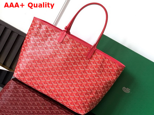 Goyard Saint Louis PM Bag in Fuchsia Goyardine Canvas and Chevroches Calfskin 2025 Limited Edition Replica