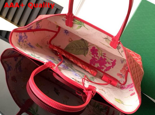 Goyard Saint Louis PM Bag in Fuchsia Goyardine Canvas and Chevroches Calfskin 2025 Limited Edition Replica