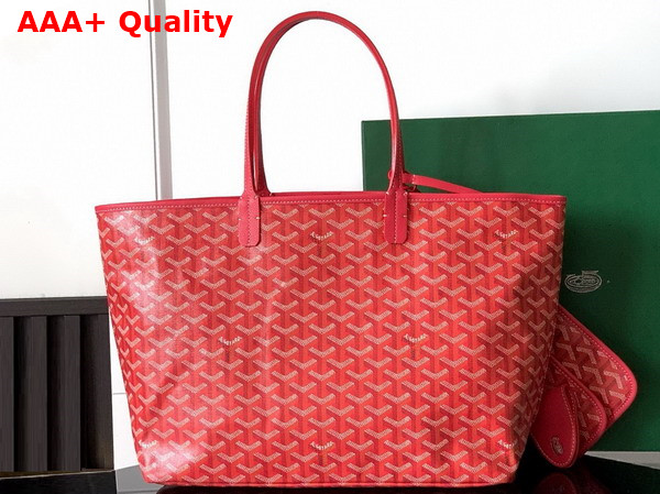 Goyard Saint Louis PM Bag in Fuchsia Goyardine Canvas and Chevroches Calfskin 2025 Limited Edition Replica