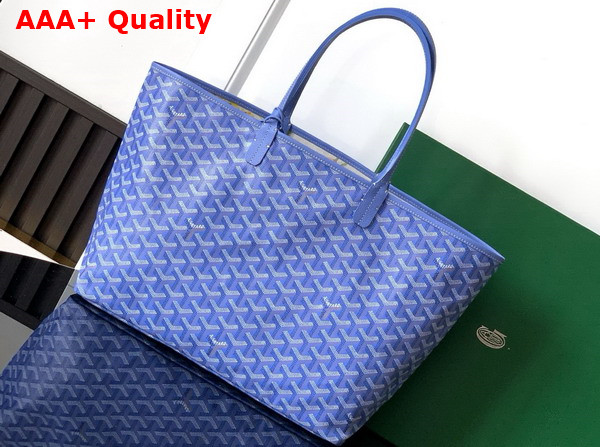 Goyard Saint Louis PM Bag in Iris Goyardine Canvas and Chevroches Calfskin 2025 Limited Edition Replica