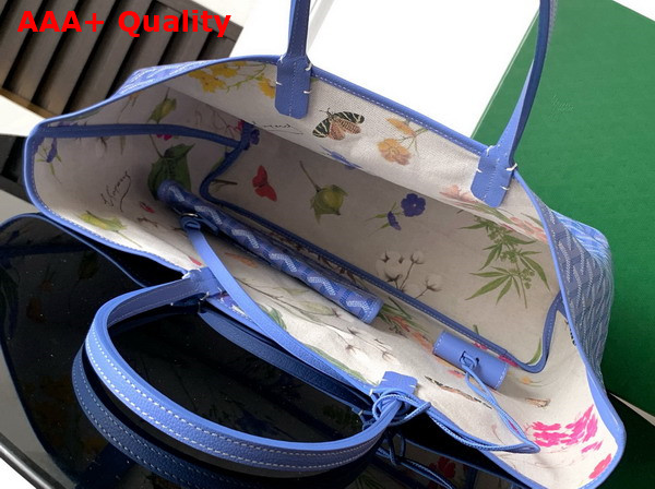 Goyard Saint Louis PM Bag in Iris Goyardine Canvas and Chevroches Calfskin 2025 Limited Edition Replica