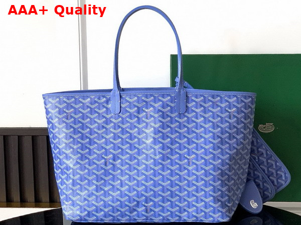 Goyard Saint Louis PM Bag in Iris Goyardine Canvas and Chevroches Calfskin 2025 Limited Edition Replica