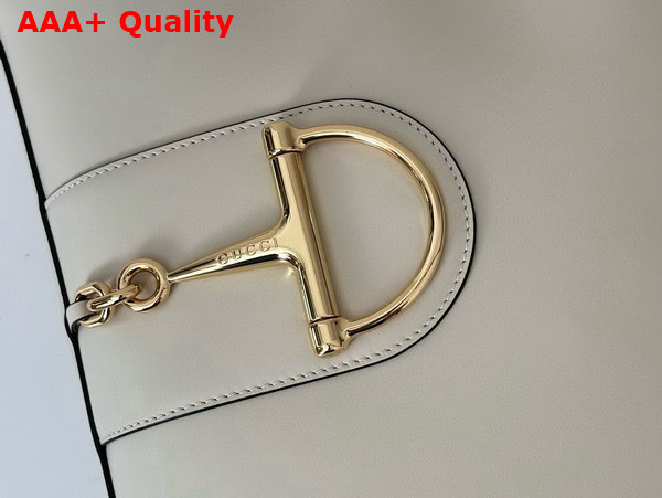 Gucci 73 Small Bucket Bag in White Leather 833660 Replica