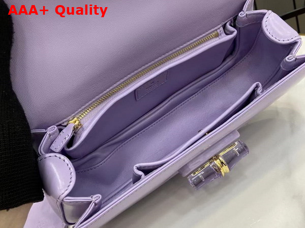 Gucci Bamboo Diva Medium Bag in Lilac Leather 827750 Replica
