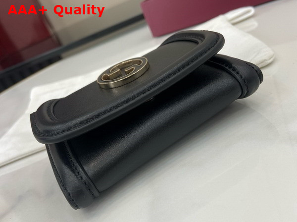 Gucci Blondie Card Case in Black Leather 818795 Replica