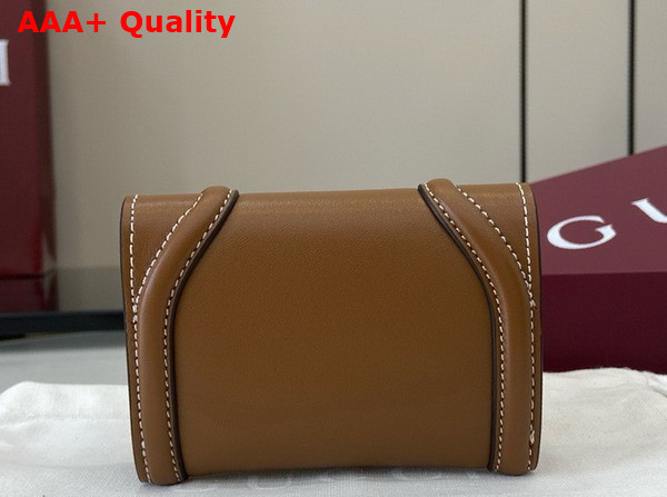 Gucci Blondie Card Case in Brown Leather 818811 Replica