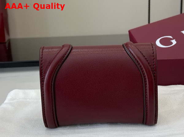 Gucci Blondie Card Case in Rosso Ancora Red Leather 818795 Replica