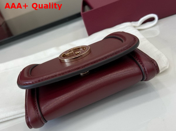 Gucci Blondie Card Case in Rosso Ancora Red Leather 818795 Replica