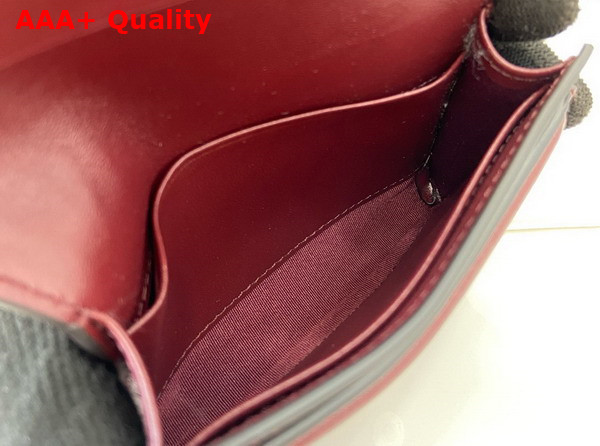Gucci Blondie Card Case in Rosso Ancora Red Leather 818811 Replica