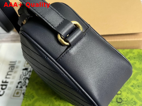 Gucci Blondie Small Shoulder Bag in Blue Leather 742360 Replica