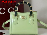 Gucci Diana Small Tote Bag in Light Green Leather 832936 Replica
