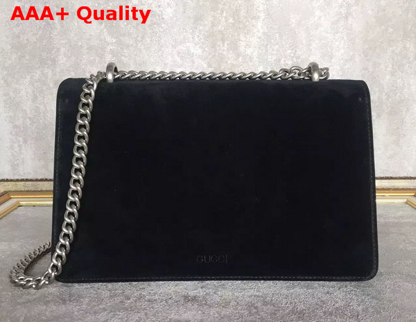 Gucci Dionysus Suede Shoulder Bag Black Replica