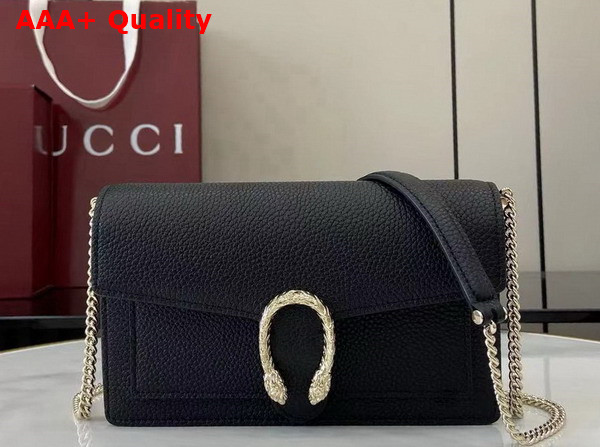 Gucci Dionysus Wallet On Chain Black Leather 837373 Replica