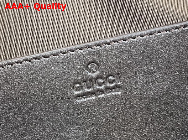 Gucci GG Canvas Small Cylinder Bag in Beige and Dark Brown GG Canvas 834455 Replica