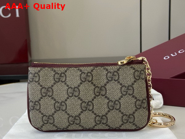 Gucci GG Key Case with Cat Detail 818768 Replica