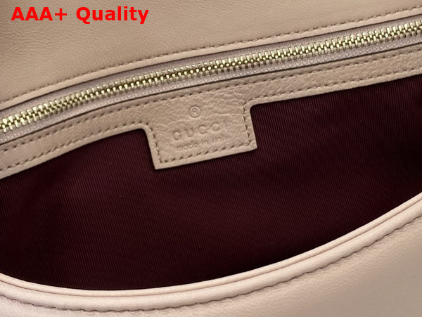 Gucci GG Marmont Medium Shoulder Bag in Pale Pink Matelasse Chevron Lambskin Leather 837267 Replica