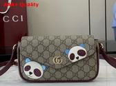 Gucci GG Mini Shoulder Bag with Panda Detail 818764 Replica