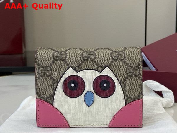 Gucci GG Mini Wallet with Owl Detail 818767 Replica