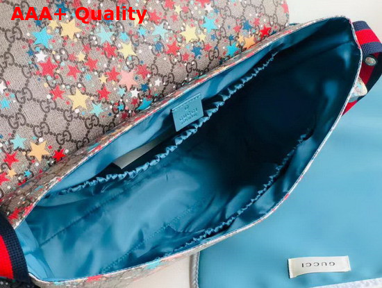Gucci GG Star Print Diaper Bag in GG Supreme Star Print 211131 Replica