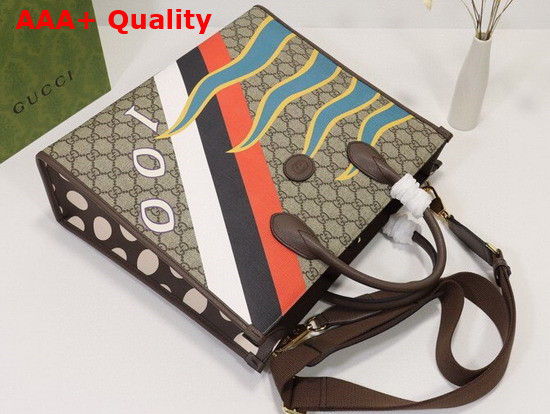 Gucci Medium Tote with Geometric Print 674148 Replica