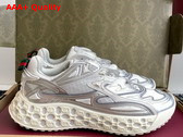 Gucci Mens Gucci Cub3d Sneaker in Grey and White Demetra and Mesh 819709 Replica