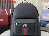 Gucci Ophidia Medium Backpack in Black Soft Leather 834466 Replica