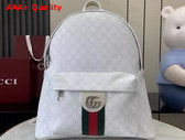 Gucci Ophidia Medium Backpack in White Soft GG Supreme 834466 Replica
