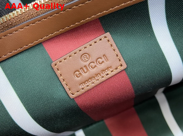 Gucci Padlock Medium Shoulder Bag in Beige and Ebony GG Supreme Canvas 839021 Replica