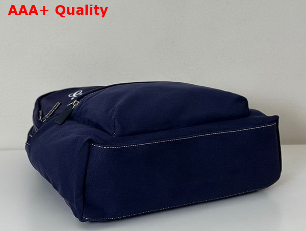 Gucci Printed Canvas Maxi Backpack in Dark Blue Canvas 821643 Replica