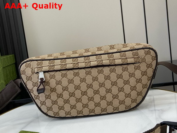 Gucci Small GG Crossbody Bag in Beige and Dark Brown GG Canvas 802096 Replica