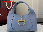 Gucci Softbit Medium Top Handle Bag Bag in Grey Leather 837467 Replica