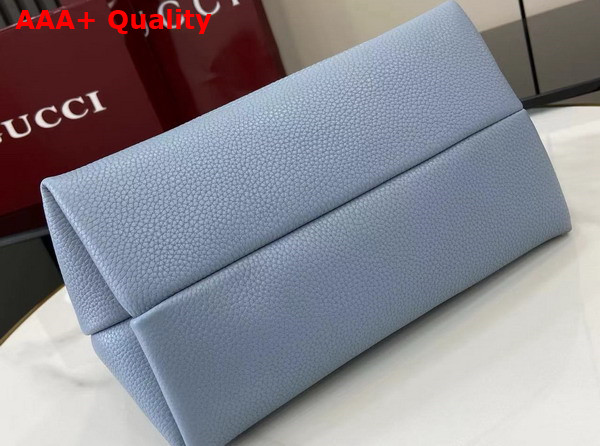 Gucci Softbit Medium Top Handle Bag Bag in Grey Leather 837467 Replica