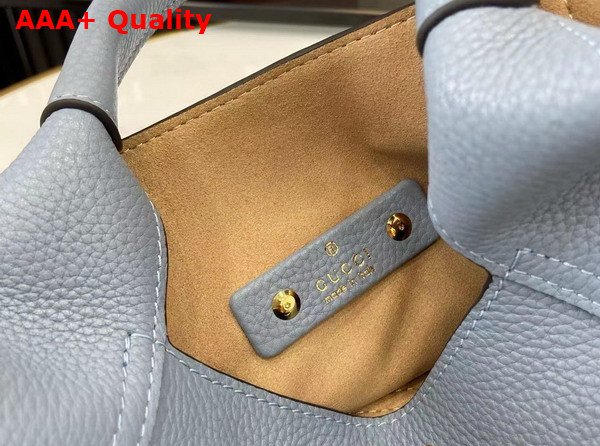 Gucci Softbit Medium Top Handle Bag Bag in Grey Leather 837467 Replica