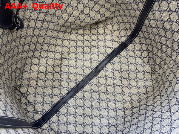 Gucci Totissima Medium Reversible Tote in Dark Blue Denim 820481 Replica