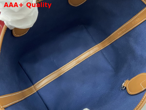 Gucci Totissima Small Tote Bag in Blue GG Denim 820496 Replica