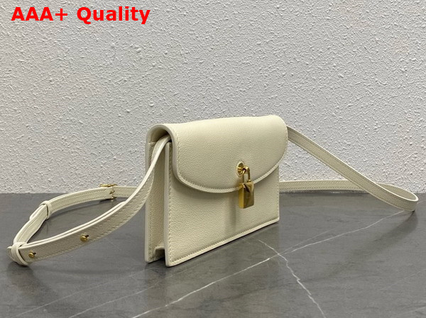 Loro Piana Extra Pochette in Whisper White Calfskin Replica