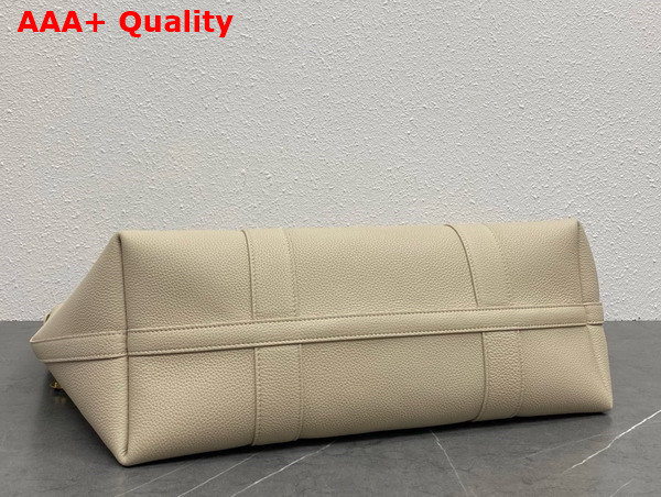 Loro Piana Large Ghiera Shopper Calfskin Light Travertine Sun Gold Replica