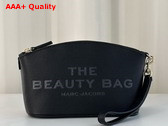 Marc Jacobs The Beauty Bag in Black Pebble Leather Replica