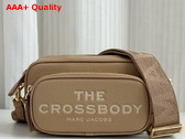 Marc Jacobs The Crossbody Bag in Camel Pebble Leather Replica