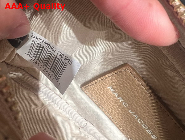 Marc Jacobs The Crossbody Bag in Camel Pebble Leather Replica