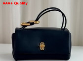 Marc Jacobs The Mini Dual Bag in Black Smooth Italian Leather Replica
